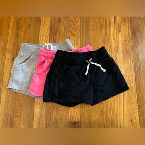 Bundle of 3 Shorts - Black, Pink, and Gray